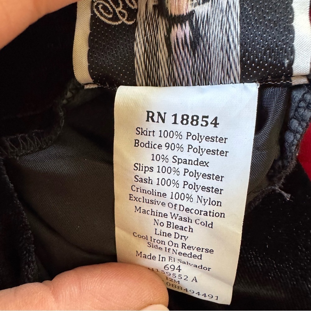 Rare Edition Red Christmas Dress Baby Girl 12M Short Sleeve Velvet Embellished - Picture 5 of 5